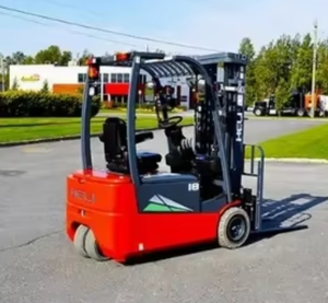 Chariot élévateur électrique à 3 roues HELI CPD18SQ-GD2 pour entrepôt, 1800 kg, avec mât à vue large, pour utilisation en intérieur - Product Image 2