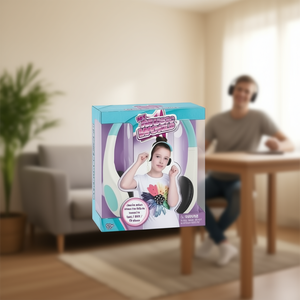 Cuffie Musicali Celebrat Over-Ear con Cavo e Connettore da 3,5 mm per Bambini con Design Colorato - Product Image 2