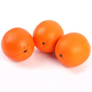 Pelota Antiestrés de PU con Forma de Fruta Naranja, Bonita y Realista, Juguete Promocional Unisex para Todas las Edades - Product Image 3