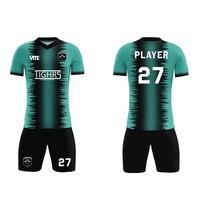 Maillot de football personnalisé à faible MOQ, sublimation, nom et numéro personnalisés, pour hommes, jeunes et équipes de club