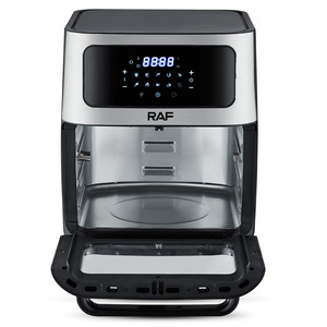1800W 10L Smart Air Fryer LED Touch <b>Screen</b> Viewing <b>Window</b> Adjustable Temperature Circulation for Oil-Free Cooking - Product Image 3