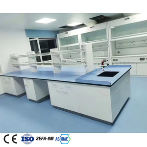Muebles de laboratorio comercial escolar Mesa de laboratorio comercial Banco de laboratorio de isla con gabinetes en la universidad - Product Image 6