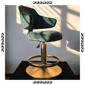 Sillas de Póker de Terciopelo VIP de Lujo, Sillas de Máquina <span class=keywords><strong>Tragamonedas</strong></span> en Oferta, Taburete Giratorio con Respaldo Alto, Silla de Juego para Vestíbulo de Hotel - Product Image 6