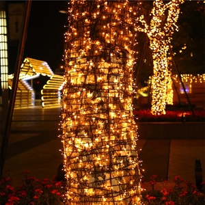 Offre Spéciale D'hiver de noël Lumières 4m 96 Led Garden Party Scène Extérieure Décoration Guirlande Led Rideau Bling Fée Lumière - Product Image 2