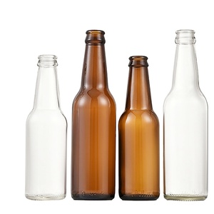 12 oz chai thủy tinh hổ phách rõ ràng tùy chỉnh nước ép trái cây chai thủy tinh cho bia chai <span class=keywords><strong>330</strong></span> <span class=keywords><strong>ml</strong></span> - Product Image 1