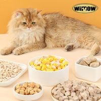 Vente en gros OEM de viande de foie de poulet lyophilisée crue, friandises pour chiens et chats, fabrication d'aliments pour chiens, santé dentaire