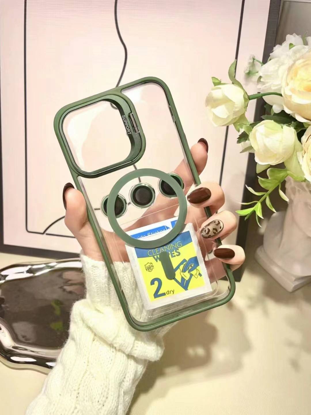 สีเขียว