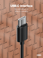 Écouteurs intra-auriculaires de gaming LDNIO HP09C dorés USB-C avec microphone à réduction de bruit et 10 000 tests sonores pour téléphones et ordinateurs