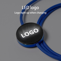 Nouveau Câble de Charge Multi-USB-C 4-en-1 Personnalisé 60W PD Charge Rapide OTG avec Logo LED Lumineux – Fabricant Certifié BSCI