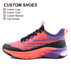 OLICOM Hot Selling Custom Logo Fashion Sneakers Thick Sole Cushioned Woven Fabric <strong>Lightweight</strong> Custom Sneakers <strong>Trainers</strong> <strong>for</strong> <strong>Men</strong> - Product Image 2