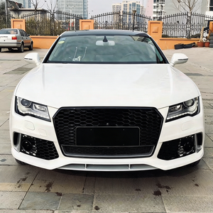 Kit Carrozzeria per Auto A7 S7 C7, Aggiornamento Stile RS7, <span class=keywords><strong>Paraurti</strong></span> <span class=keywords><strong>Anteriore</strong></span> con Griglia Frontale e Logo a 4 Anelli per <span class=keywords><strong>AUDI</strong></span> A7 S7 C7 2009-2015 - Product Image 6