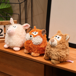 Venta al por Mayor de Lindos Peluches de Animales del Bosque, Serie Lobo, Oveja y Zorro, Muñecos Antiestrés y Regalos de Cumpleaños - Product Image 6