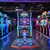 Machine de jeu d'arcade en métal à pièces, danse révolutionnaire pour enfants, pour centre commercial et parc d'attractions, 220V, garantie 1 an