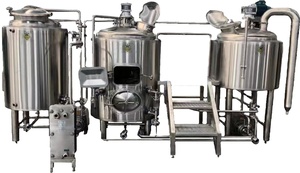 <span class=keywords><strong>Machine</strong></span> de brassage de <span class=keywords><strong>bière</strong></span> à <span class=keywords><strong>pression</strong></span> contrôlée par PLC Nano Small avec pompe 200L 300L 5HL – Fournisseur de cuves de brasserie - Product Image 3