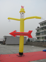 Danseur gonflable personnalisé, Sky Dancer, homme gonflable ondulant pour événement publicitaire, logo et design de dessin animé personnalisés