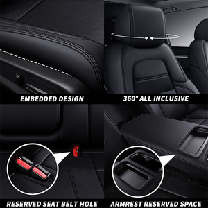 Housses de siège de voiture en cuir d'origine, <span class=keywords><strong>accessoires</strong></span> de voiture, décoration intérieure, housse de siège de voiture personnalisée pour Honda Accord 2020+ - Product Image 5
