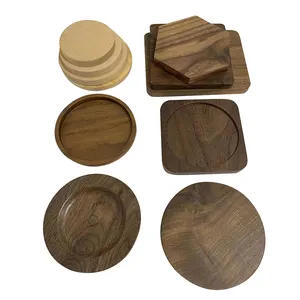 Coasters For Drinks Absorbent Cork Customized Round Natural Cork Coasters
