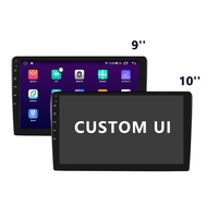 Meihua Custom UI Universal Android 9" 10" QLED Autoradio GPS Stéréo avec Aide au Recul et Amplificateur