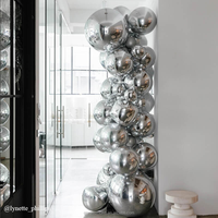 Grossiste boule miroir gonflable ballon miroir gonflable PVC boule sphère miroir pour événements scène club shop
