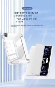Étui intelligent en cuir PU <span class=keywords><strong>avec</strong></span> support magnétique et fonction veille/réveil automatique, fente pour stylet, pour <span class=keywords><strong>iPad</strong></span> <span class=keywords><strong>Air</strong></span> 7 et <span class=keywords><strong>iPad</strong></span> 10e/11e génération 10,9 pouces 2025/2026 – Modèle exclusif - Product Image 3