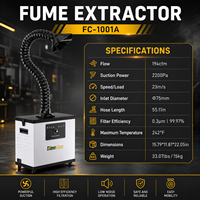 Nuevo Extractor de Humo Láser, Purificador de Aire con Control Remoto, para Grabador y Cortador Láser de CO2 Xtool, Marcado de PVC, Filtro HEPA de Escritorio para DTF