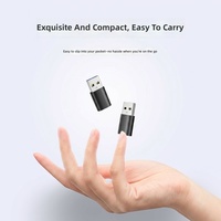 Adaptateur OTG USB 3.0 Type-C OEM d'usine, charge rapide PD, en alliage d'aluminium, pour ordinateur portable, téléphone portable, tablette, vente en gros, logo personnalisé