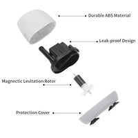 Pompe à eau submersible en plastique écologique de puissance de 5W pour des aquariums accessoire de boîte de retrait de bas niveau d'eau de filtre silencieux