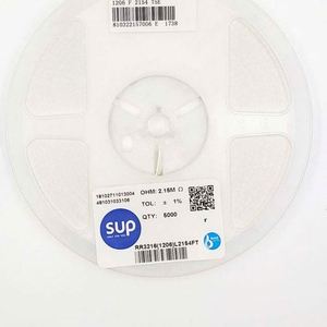 Whole Sale RR3216 1206L2154FT 1206 3216 Resistors Chip Resistors SMD Resistors 2.15Mohm 1% 1/4W Thick Film Resistor - Product Image 1