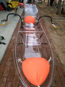 Un Kayak Transparent à Fond <span class=keywords><strong>de</strong></span> Cristal Océan à Double Siège, Canoë <span class=keywords><strong>de</strong></span> Pêche Clair pour 2 Personnes - Product Image 6