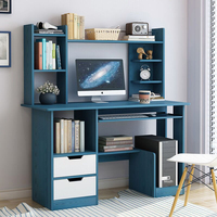 Meja Kantor Kamar Tidur Modern Sederhana Tipe Baru Harga Menarik dengan Rak Buku
