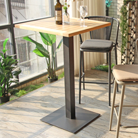 Base de table basse en acier vintage base de table à manger en métal base de table de bar haute