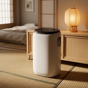 Climatiseur mobile silencieux et portable 5-en-1 à télécommande électrique multifonction <span class=keywords><strong>14000</strong></span> <span class=keywords><strong>BTU</strong></span> pour la maison, avec deux conduits de drainage et classe d'efficacité énergétique - Product Image 1