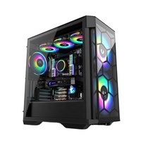 Boîtier d'ordinateur de jeu Full Tower E-ATX/ATX/M-ATX/ITX, refroidissement du processeur, refroidisseur ATX, boîtier de PC de bureau pour joueurs