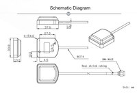 Antenne GPS Antenne extérieure directionnelle à gain élevé 1575.42MHz LTE pour routeur sans fil