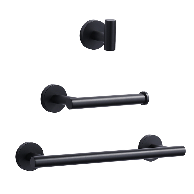 3 Piece Bath Hardware Set Stainless