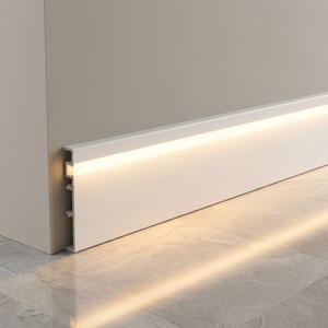 Plinthe LED moderne en aluminium, éclairage étanche pour hôtel, cuisine, chambre - Product Image 2