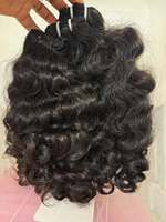 Extensions de cheveux vierges naturels vietnamiens, tissage de cheveux ondulés de haute qualité