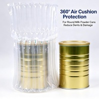 gonflables en rouleau, 2 pièces, écologiques, colonne de bulle d'air, protection de bouteille de vin, Film d'amortissement