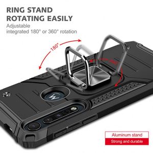 Funda de Alta Calidad para Teléfono Celular MOTOROLA ONE Macro / G8 Plus / G8 Play con Anillo Magnético y Soporte - Product Image 2