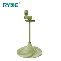 Agitateur vertical hyperboloïde pour eaux usées, équipement de mélange à turbine hyperbolique en PRV
