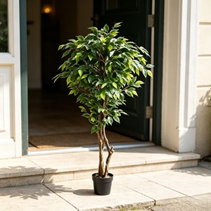 <b>Plastic</b> Eco-Friendly Evergreen Decorative Flower-Durable UV Resistant Home Decor for Thanksgiving Christmas Wedding banyan <b>tree</b> - Product Image 4