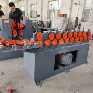 Maquina de alta capacidad para fabricar alambre acanalado de tres barras de acero laminado en frio