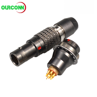 OURCONN Automotriz Tipos de conectores eléctricos Conectores Push Pull FGG 2-30 Pines Macho Hembra Circular