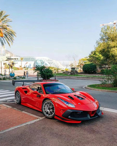 Kit de Carrocería de Fibra de Carbono Estilo EVO para Ferrari 488, Incluye Parachoques Delantero y Trasero, Alerón y Capó de Fibra de Carbono Seca - Product Image 5