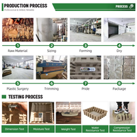 Vente en gros d'usine, boîte à œufs en papier de 10 unités, logo personnalisé, boîte à œufs en pulpe moulée compostable pour supermarché