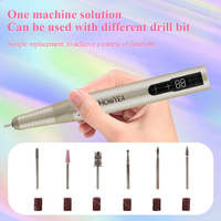 Machine à ongles électrique rechargeable USB HOWYEA en forme de stylo pour manucure en salon, vente en gros