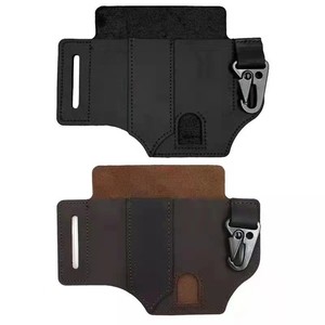 Pochette de ceinture tactique EDC personnalisée en usine, sac banane multi-usage pour techniciens d'entretien, étui utilitaire en cuir durable - Product Image 4