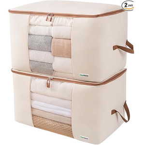 Sacchi Salvaspazio Pieghevoli Grandi per Piumini, Cuscini, Coperte, Trapunte, Antimuffa - Product Image 1