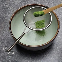 Accessoires de thé traditionnels WELAND Passoire à feuilles de thé en acier inoxydable de qualité alimentaire Outils Matcha