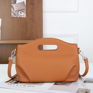 Bolso de Hombro Tipo Saddle Color Bronceado para Mujer, Bolso Bandolera de PU con Cierre, Portátil e Impermeable para Viajes Diarios - Product Image 3